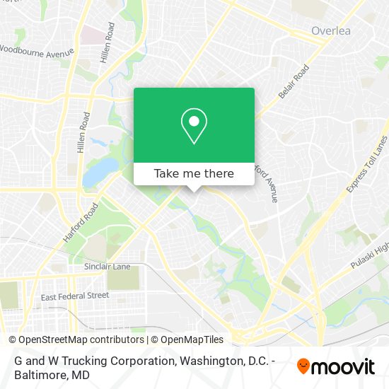 G and W Trucking Corporation map