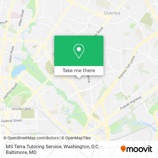 MS Terra Tutoring Service map