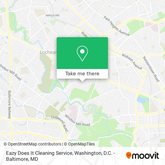 Mapa de Eazy Does It Cleaning Service