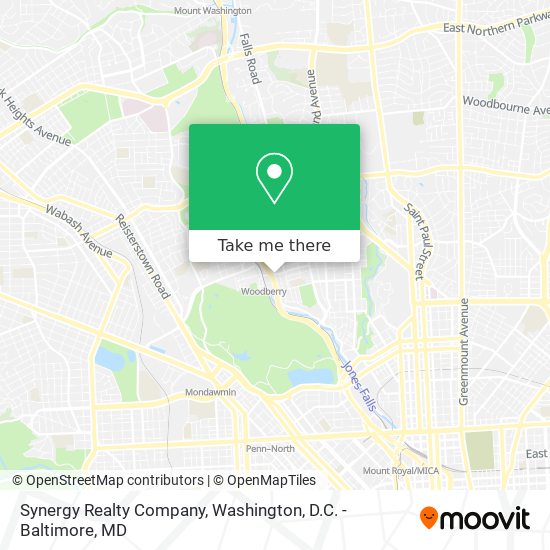 Synergy Realty Company map