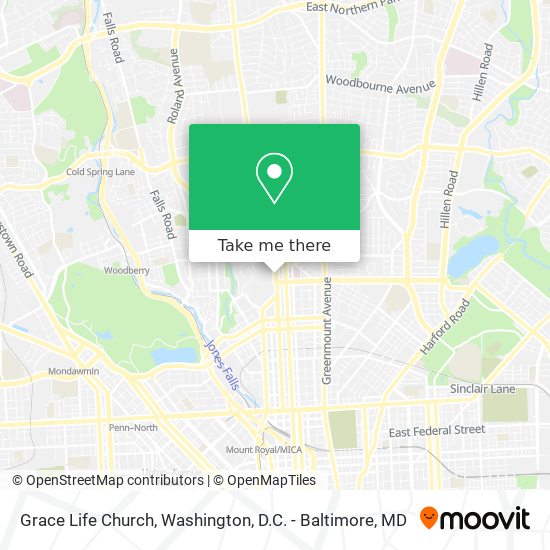 Grace Life Church map