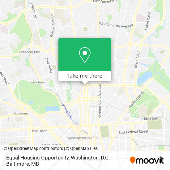 Equal Housing Opportunity map