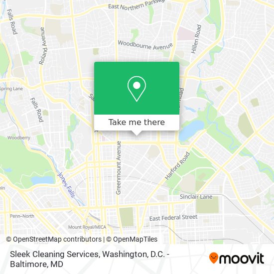 Mapa de Sleek Cleaning Services