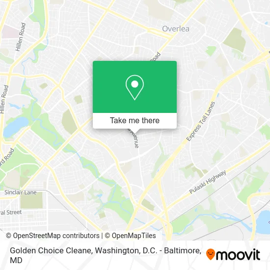 Golden Choice Cleane map