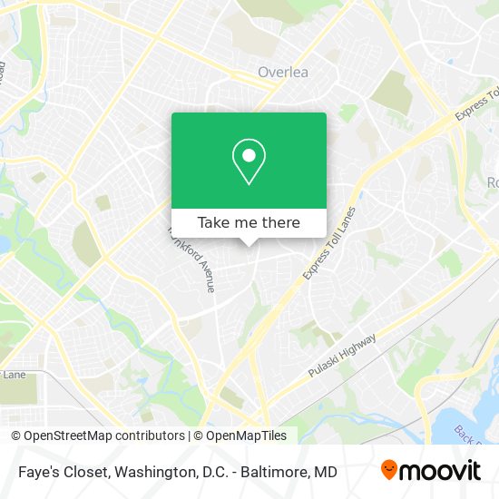 Mapa de Faye's Closet
