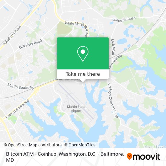 Mapa de Bitcoin ATM - Coinhub