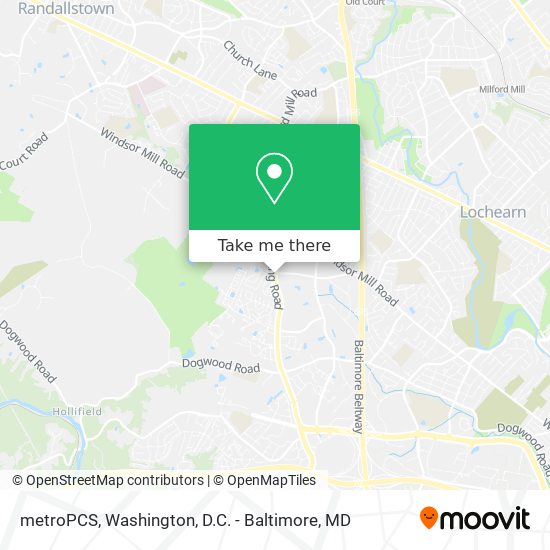 metroPCS map