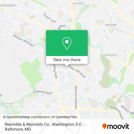 Mapa de Reynolds & Reynolds Co.