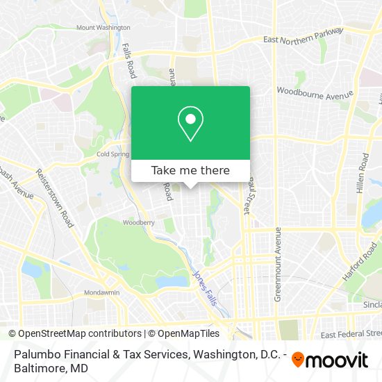 Mapa de Palumbo Financial & Tax Services