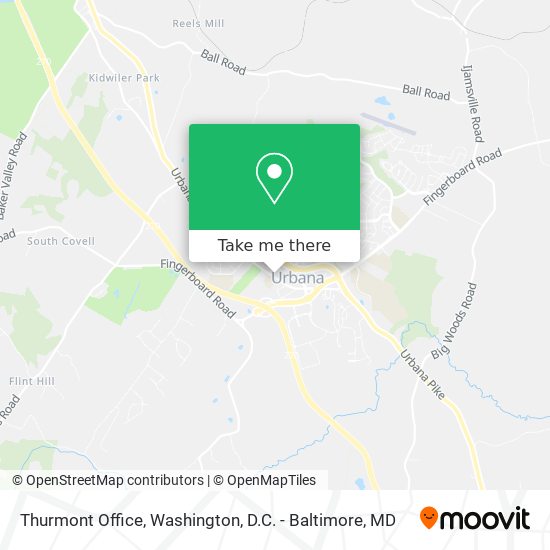 Thurmont Office map