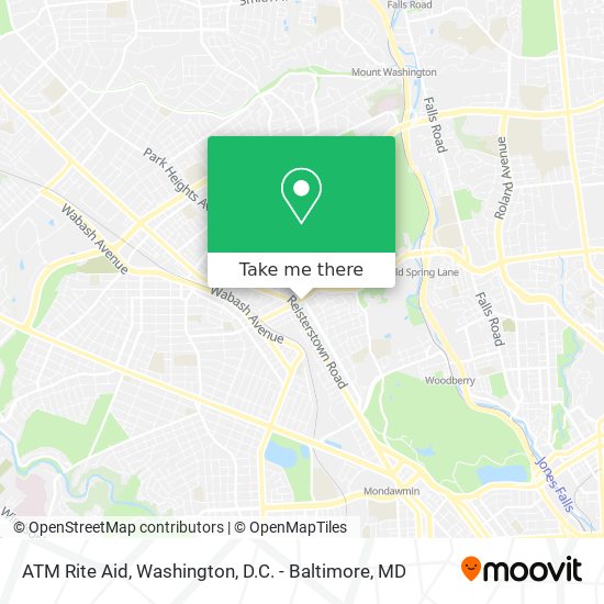 Mapa de ATM Rite Aid