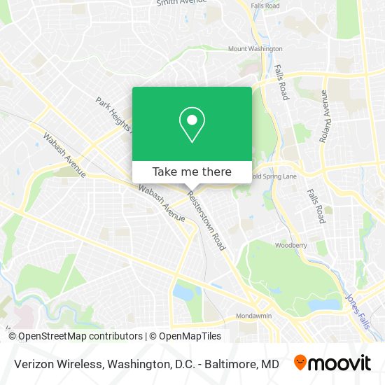 Verizon Wireless map