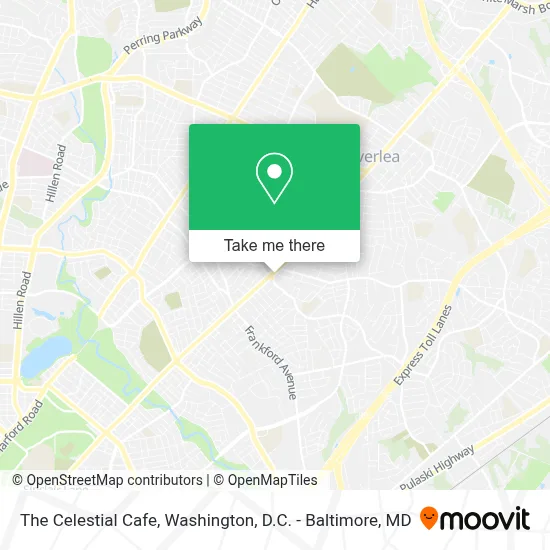 The Celestial Cafe map
