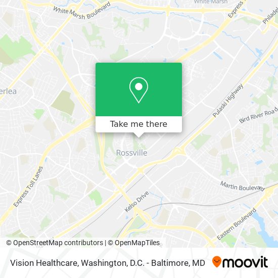 Vision Healthcare map