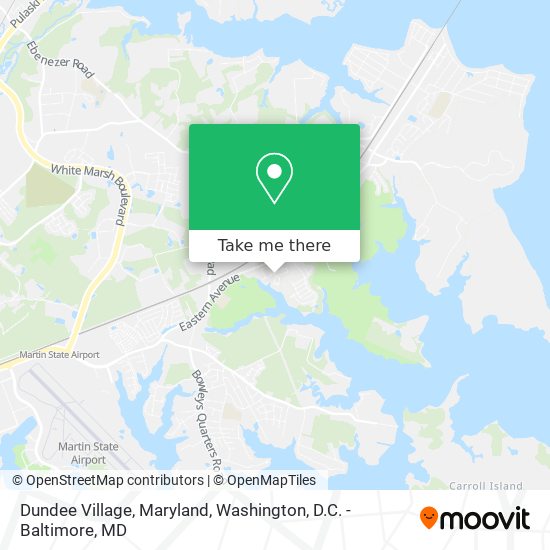 Mapa de Dundee Village, Maryland
