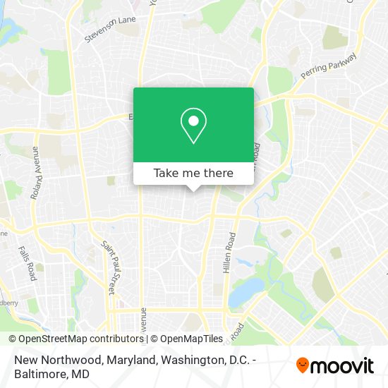 Mapa de New Northwood, Maryland