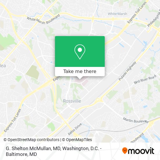Mapa de G. Shelton McMullan, MD