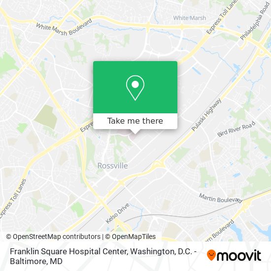 Mapa de Franklin Square Hospital Center