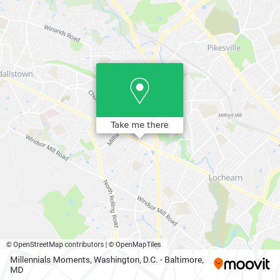 Millennials Moments map