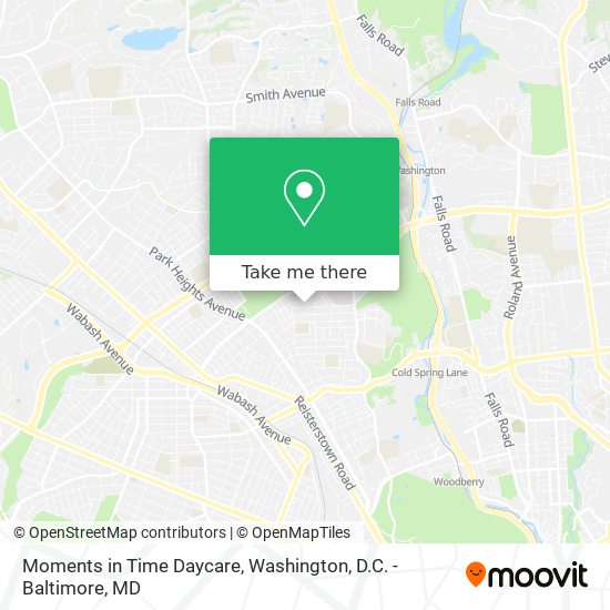 Mapa de Moments in Time Daycare