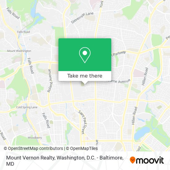 Mount Vernon Realty map