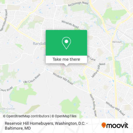 Reservoir Hill Homebuyers map