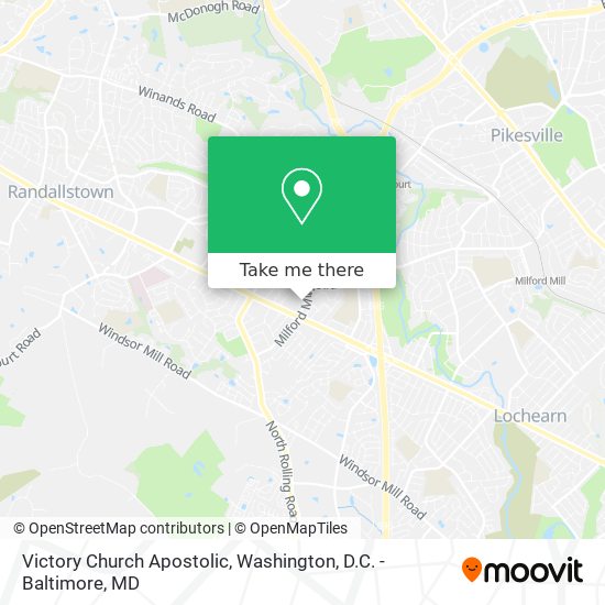 Victory Church Apostolic map