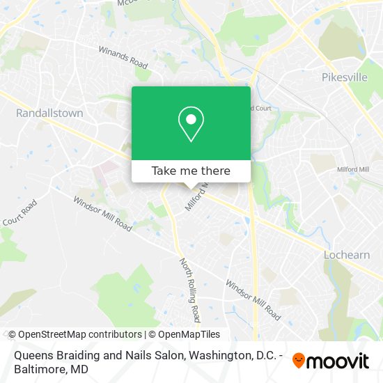 Mapa de Queens Braiding and Nails Salon