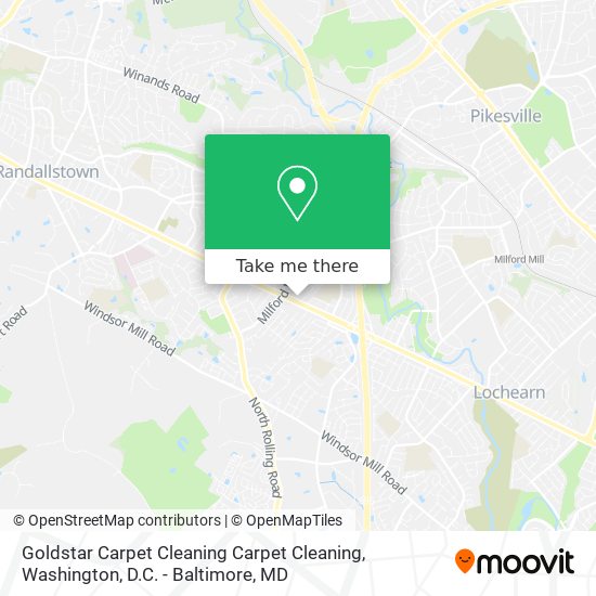 Mapa de Goldstar Carpet Cleaning Carpet Cleaning