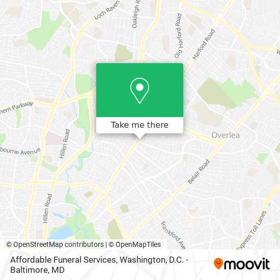 Mapa de Affordable Funeral Services