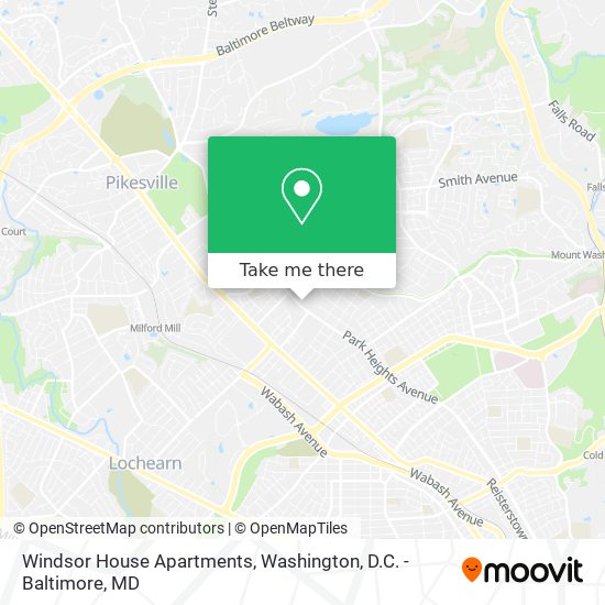 Windsor House Apartments map