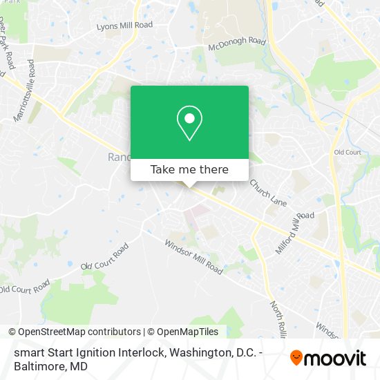 smart Start Ignition Interlock map