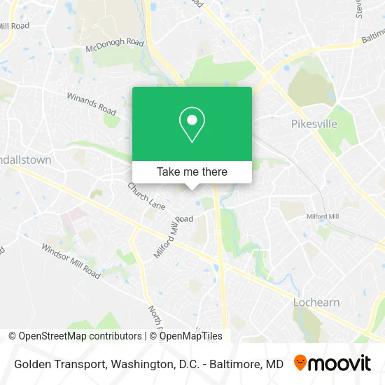 Golden Transport map