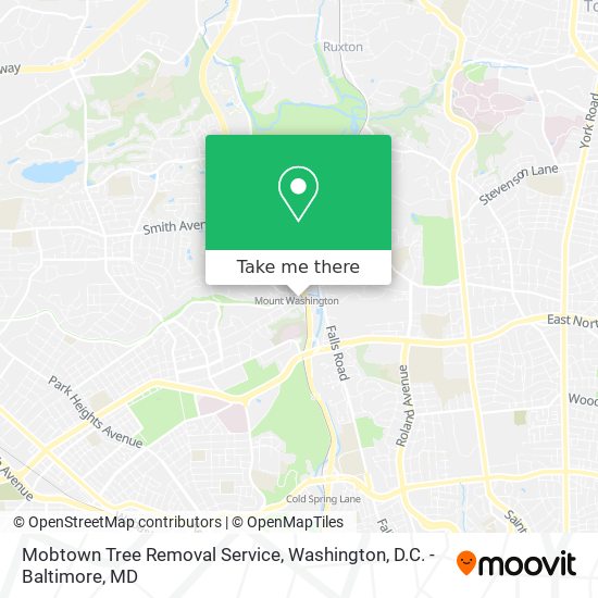 Mobtown Tree Removal Service map