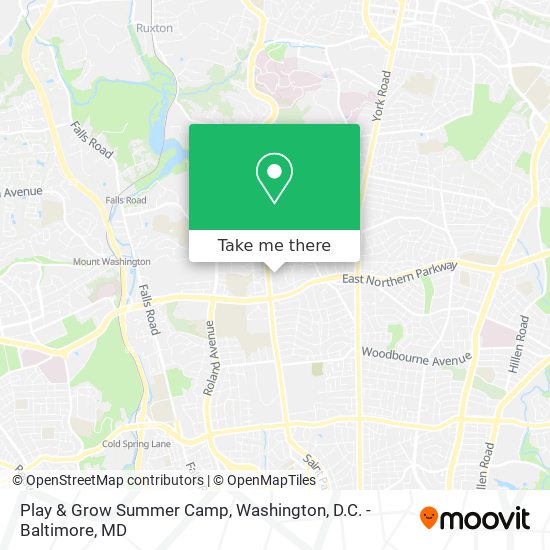 Play & Grow Summer Camp map