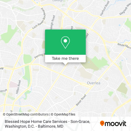 Blessed Hope Home Care Services - Son-Grace map