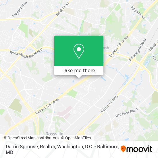 Darrin Sprouse, Realtor map