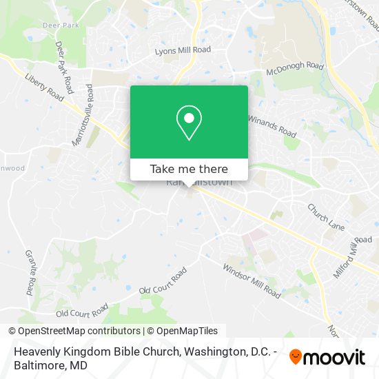 Mapa de Heavenly Kingdom Bible Church