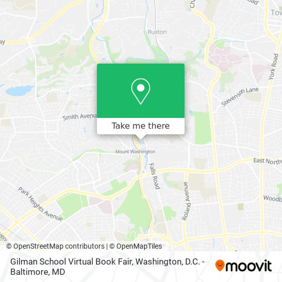 Mapa de Gilman School Virtual Book Fair