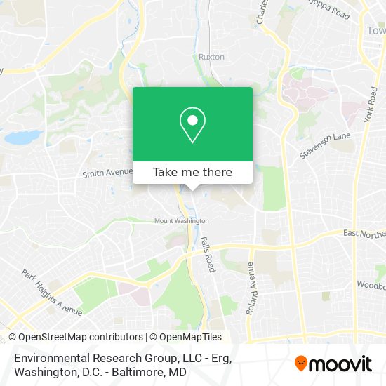 Mapa de Environmental Research Group, LLC - Erg
