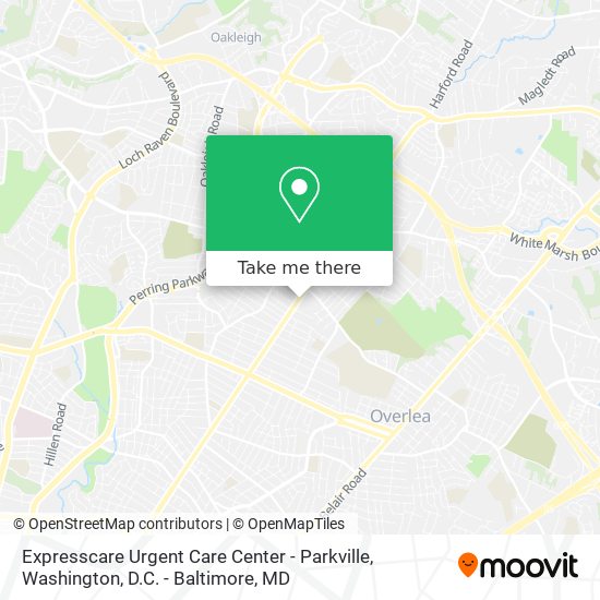 Expresscare Urgent Care Center - Parkville map