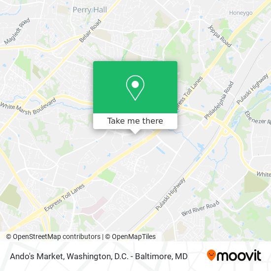 Ando's Market map