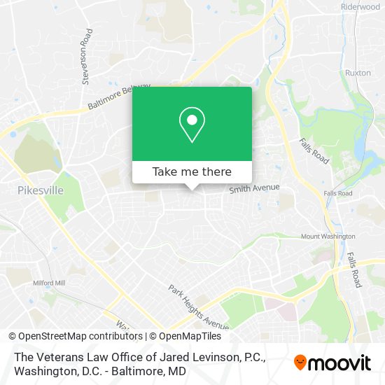 The Veterans Law Office of Jared Levinson, P.C. map