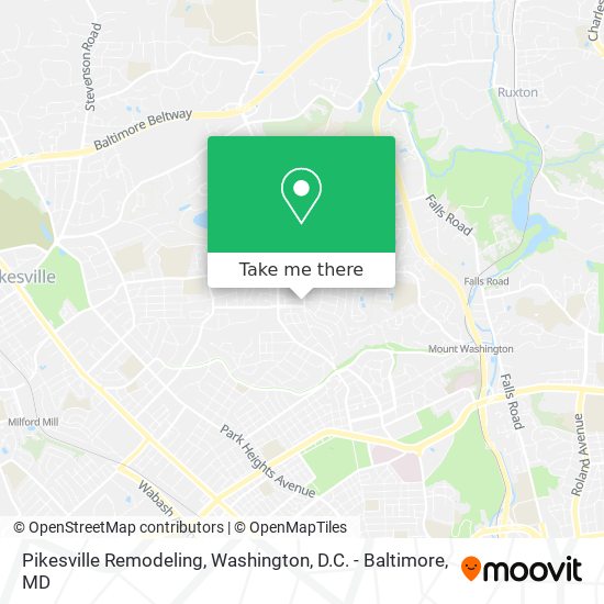 Mapa de Pikesville Remodeling