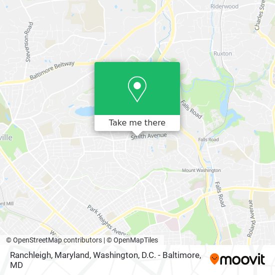 Ranchleigh, Maryland map