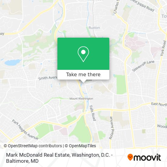 Mapa de Mark McDonald Real Estate