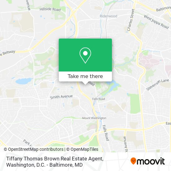 Mapa de Tiffany Thomas Brown Real Estate Agent