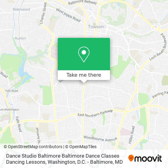 Dance Studio Baltimore Baltimore Dance Classes Dancing Lessons map