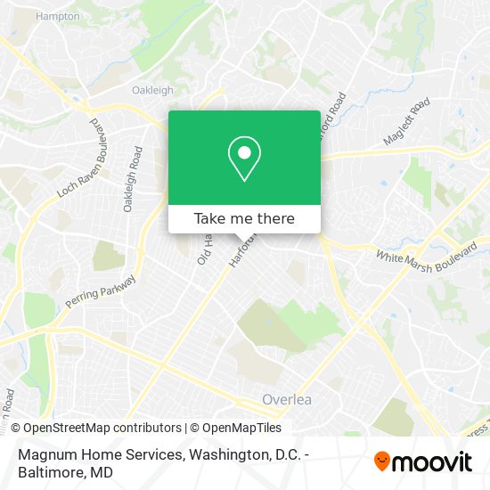 Mapa de Magnum Home Services