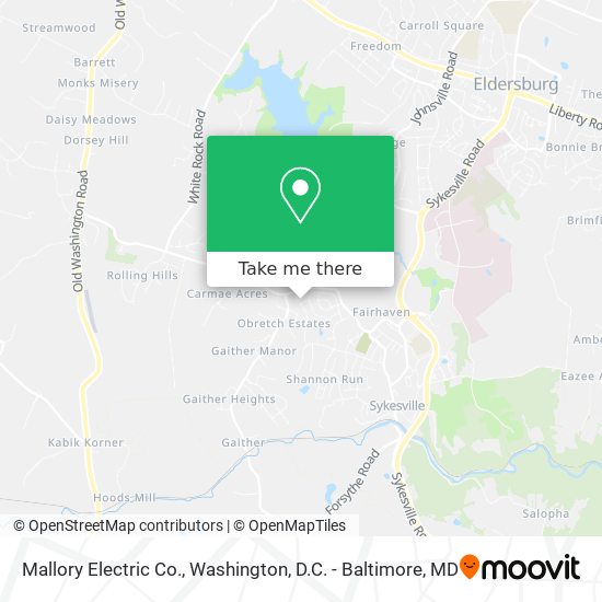 Mapa de Mallory Electric Co.